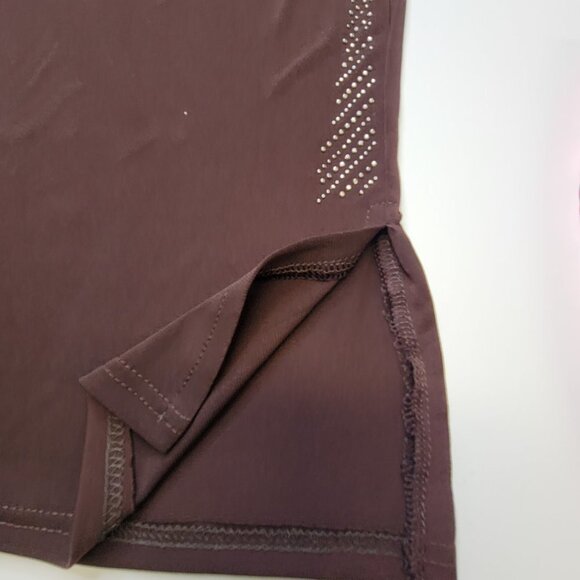 Brown Capris Casual Pants Elastic Waist Pants- Sizes  L/XL and XL/XXL - Picture 3 of 16